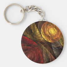 Spiralen av livabstraktkonst Keychain Nyckelringar