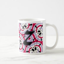 SplatterdesignMonogram "Z ", Kaffe Kopp