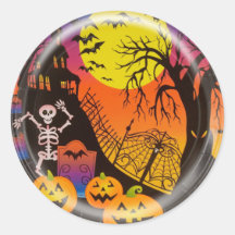 Spökad husklistermärke för KRW happy halloween