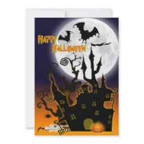 Spökad inbjudan för husHalloween parti