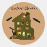 Spökade Halloween klistermärkear
