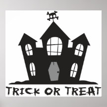 Spökat hus affischer