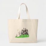 Spökat hus tote bags