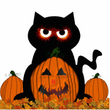 Spöklik kattunge cut out