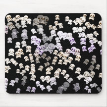 Spöklik skalle Mousepad Mus Mattor