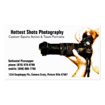 Sportfotograf - man- & kameravisitkort