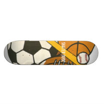 Sportskridskon stiger ombord skateboard deck