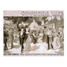 Sportslig livvintageteater vykort