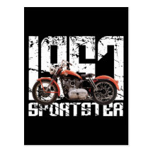 Sportster 1957 vykort
