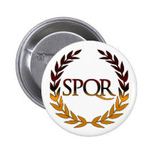 SPQR KNAPP MED NÅL