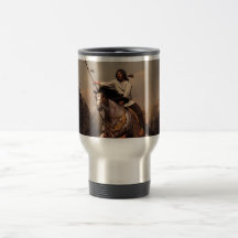 Spring med buffeln kaffe koppar