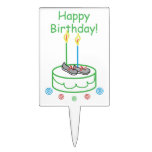Springer födelsedag - rinnande party cake toppers