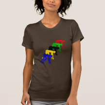 Sprinters på ditt markerar får uppsättningen går a t shirts