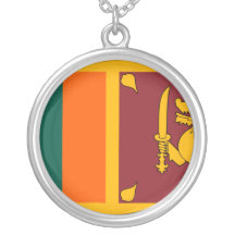 Sri Lanka flagga Anpassningsbar Halsband
