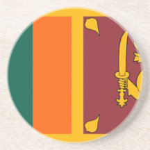 Sri Lanka flagga Underlägg