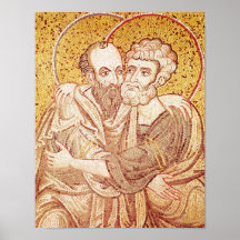 SS. Peter och Paul omfamna Affisch