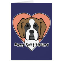 St Bernard älskare Hälsnings Kort