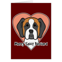 St Bernard älskare Hälsnings Kort