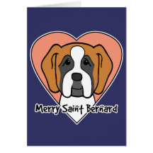 St Bernard älskare Hälsnings Kort