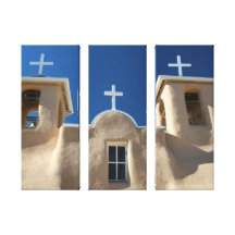 St Francis av Assisi kyrka III Canvasduk Med Gallerikvalitet
