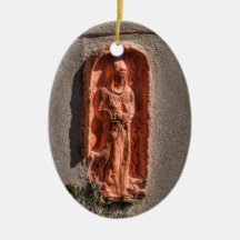St Francis terra - cottaprydnad Julgranskula