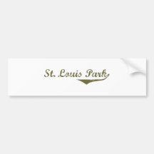 St Louis parkerar skjortor för revolution t Bildekal