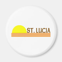St Lucia Kylskåps Magneter