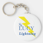 St. Lucy Keychain Nyckel Ringar