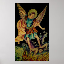 St Michael ärkeängeln Posters