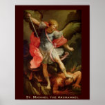 St Michael ärkeängeln Affischer