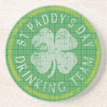 St paddys day som dricker lagkustfartyget glasunderlägg