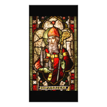 St Patrick målat glassart déco Fotokort Mall