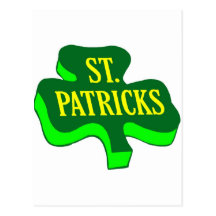 St patricks day (klöver) vykort