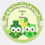 St patricks day tvilling- Borthday tackar dig klis