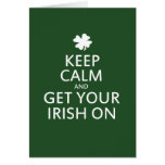 St patricks dayparodi kort