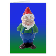 Stå Gnome Hälsningskort