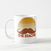 Stache den Retro designen Kaffe Mugg