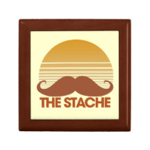 Stache den Retro designen Minnessakar