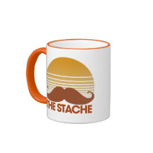 Stache den Retro designen Mugg