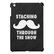 STACHING TILL OCH MED SVART TAVLASVARTEN FÖR SNÖ % ipad mini fodral