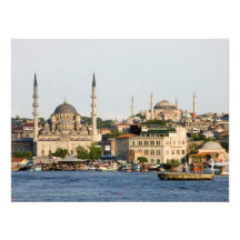 Stad av Istanbul horisont Foton