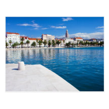 Stad av splittring i Kroatien Vykort