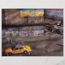 Stad - New York - Greenwich by - liv färg Custom Flyer