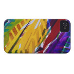 Staden II - den abstrakt regnbågen strömmer iPhone 4 Cases