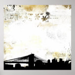 stads- cityscape affisch