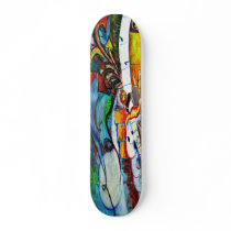 Stads- grafitti skateboard