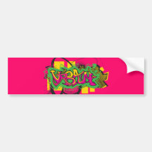 stads- grafittidesign bildekaler