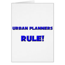 Stads- Planners härskar! Hälsnings Kort