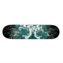 Stads- skalleSplatter Skate Board Deck