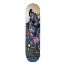 Stads- Skateboarder - Skateboard